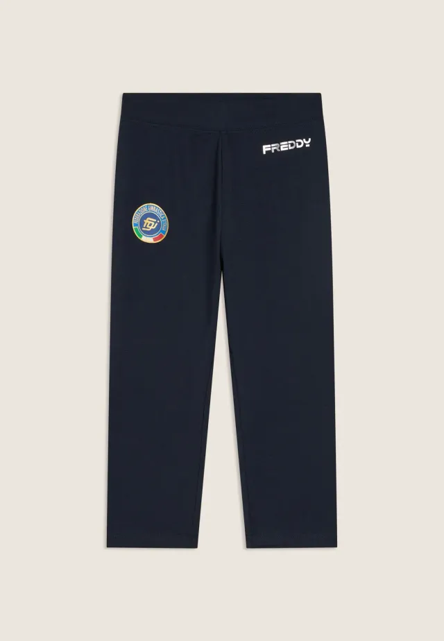 Freddy FGI Capri Leggings Mädchen Navy 10 Jahre blickdicht