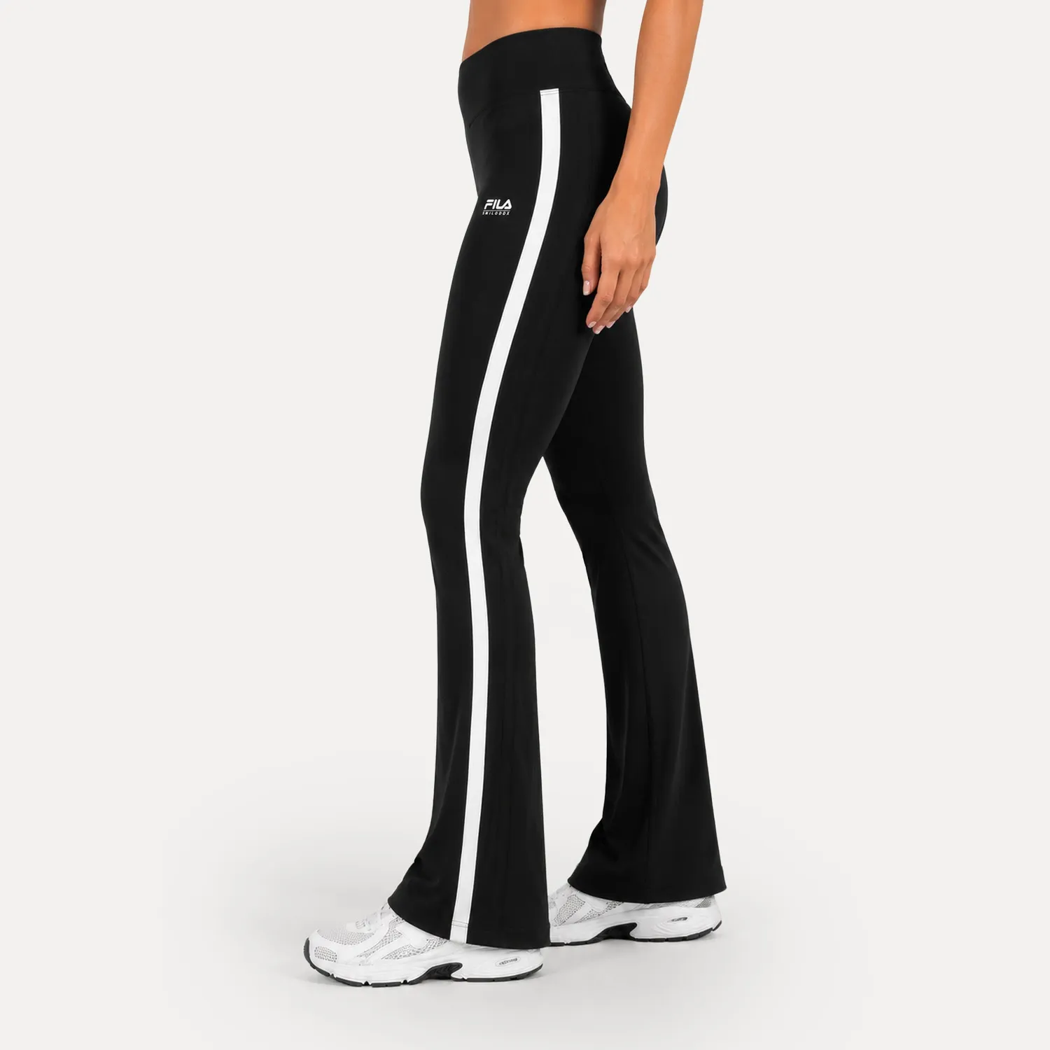Smilodox x FILA Alassio Schlagleggings Schwarz Slim Fit