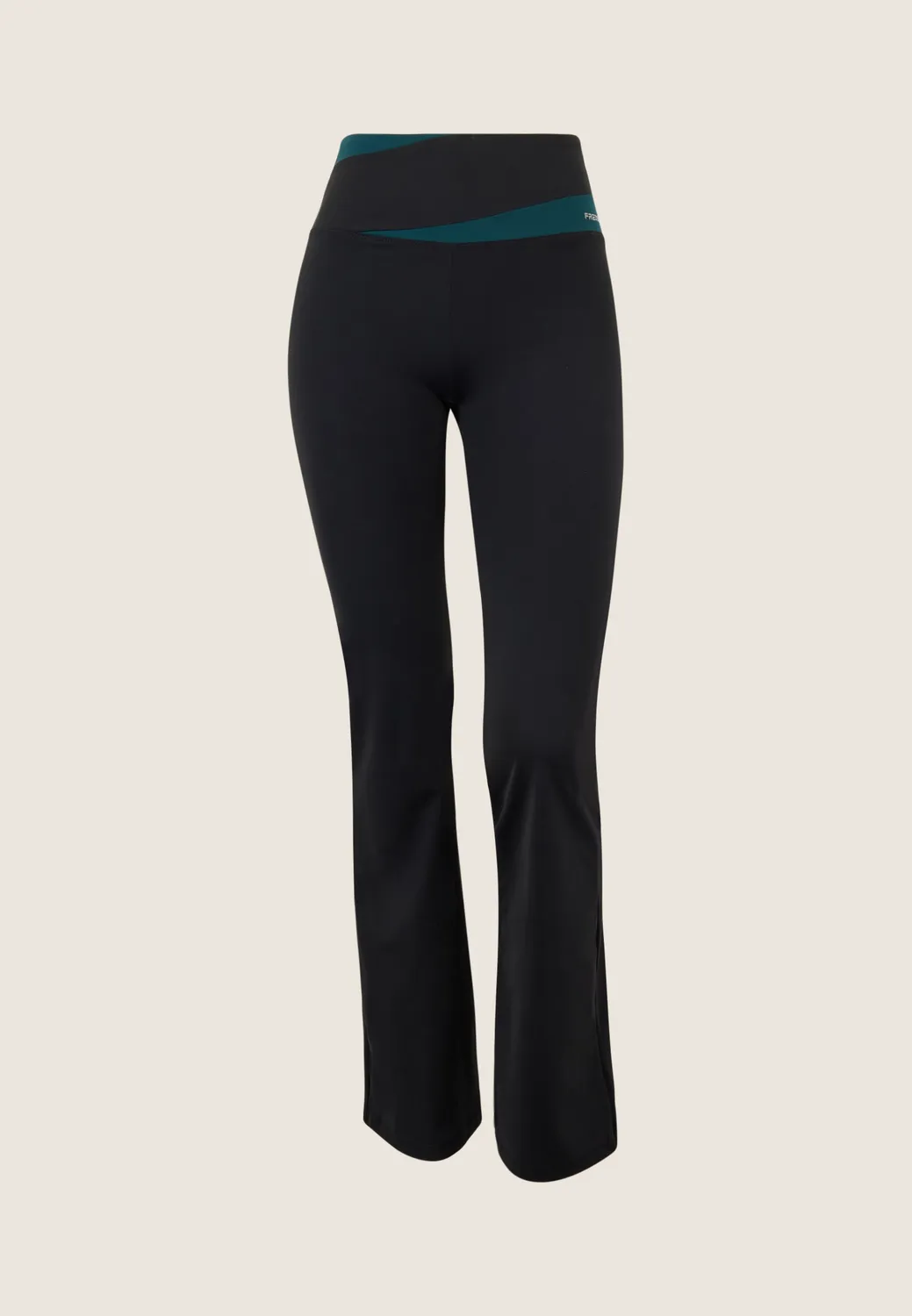 Freddy WR.UP Core Flare Leggings Black hoher Bund blickdicht