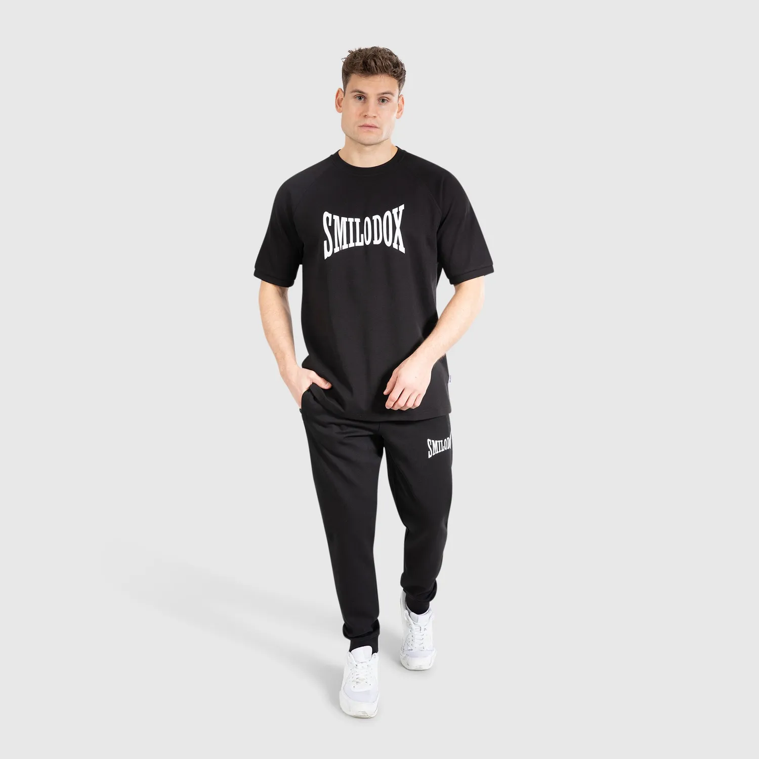 Smilodox Sorea Classic Pro Jogginghose Herren Schwarz Slim