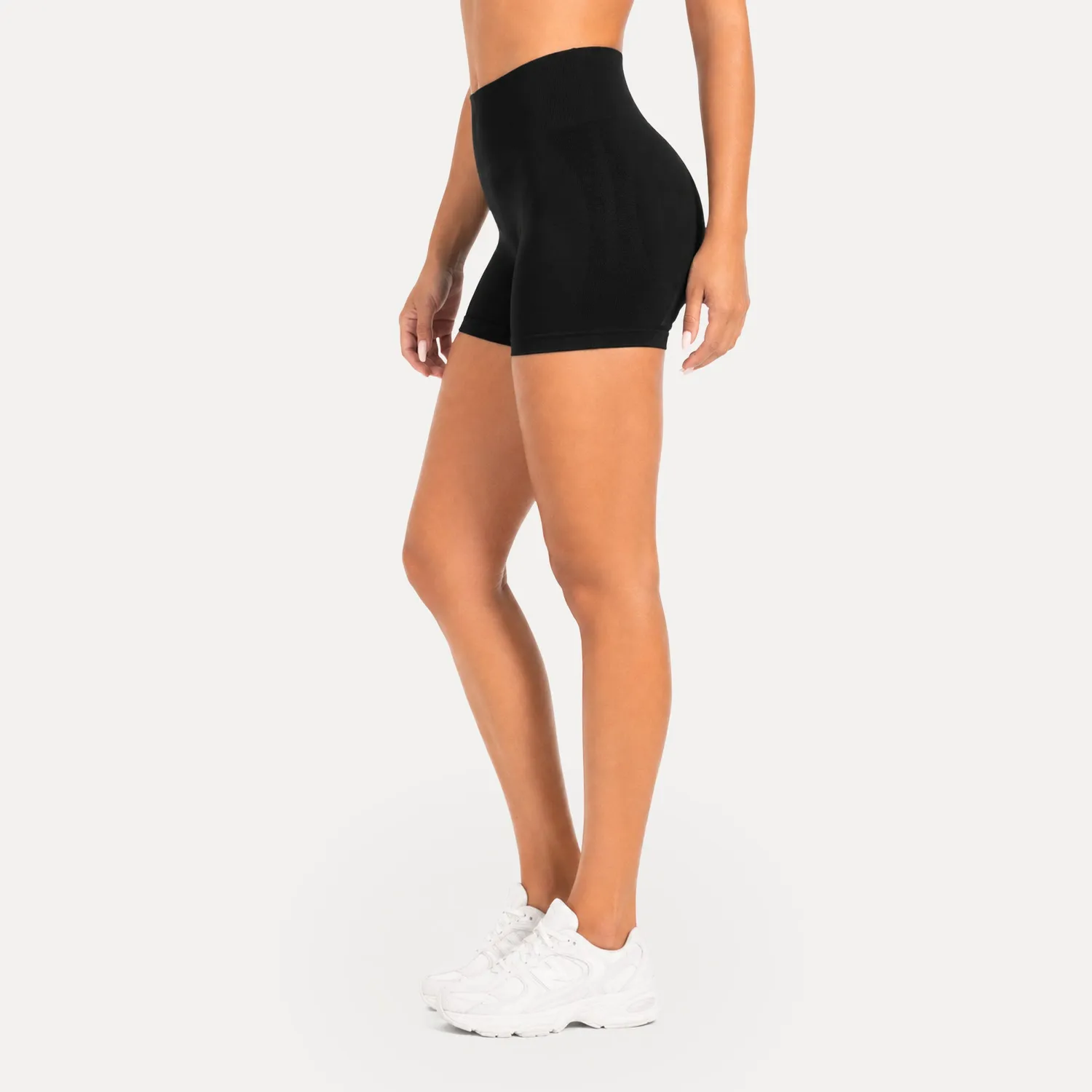Smilodox Priska Pro Shorts Damen Schwarz Seamless