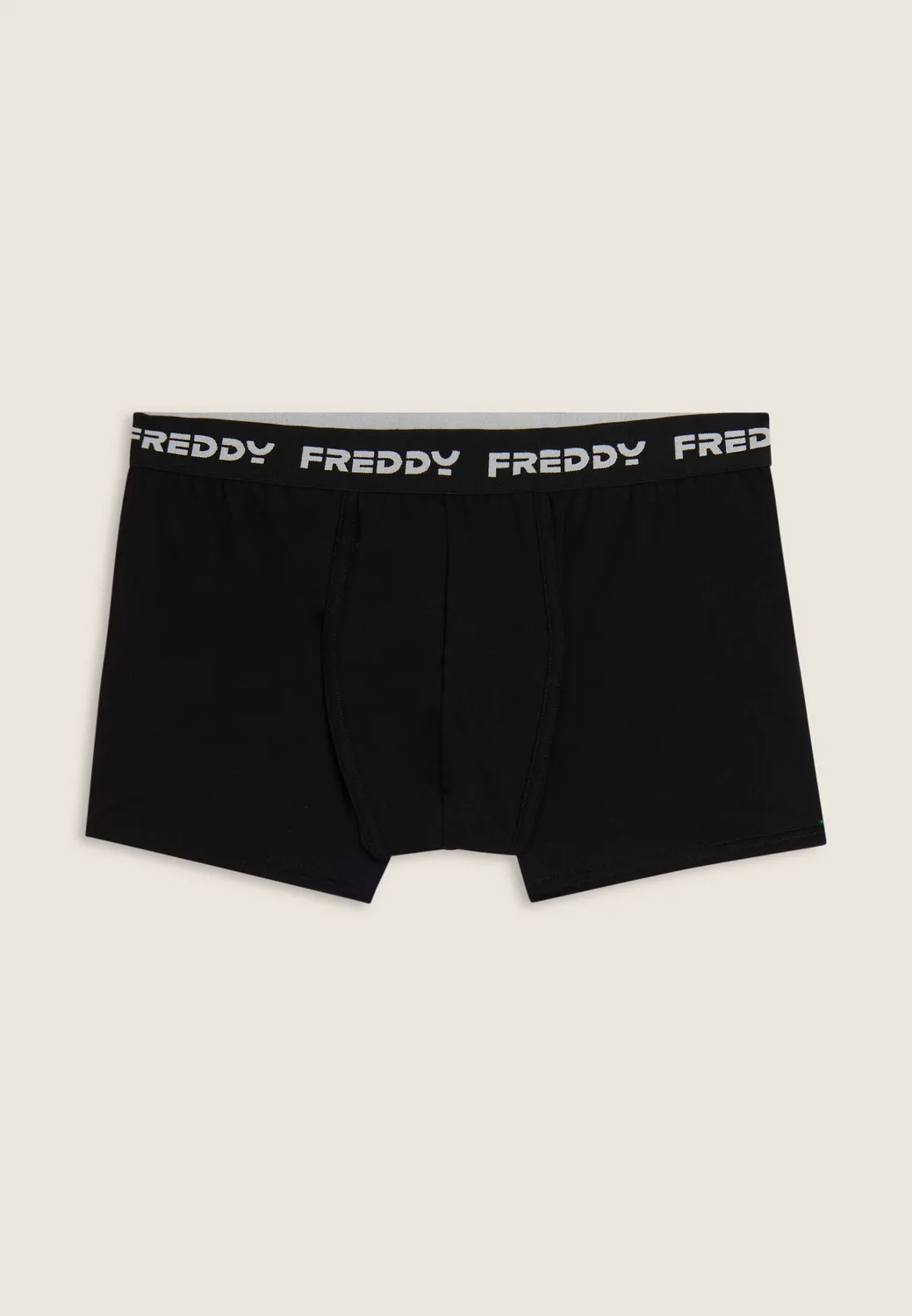 Freddy Boxer Herren Schwarz eng mit Jacquardbund