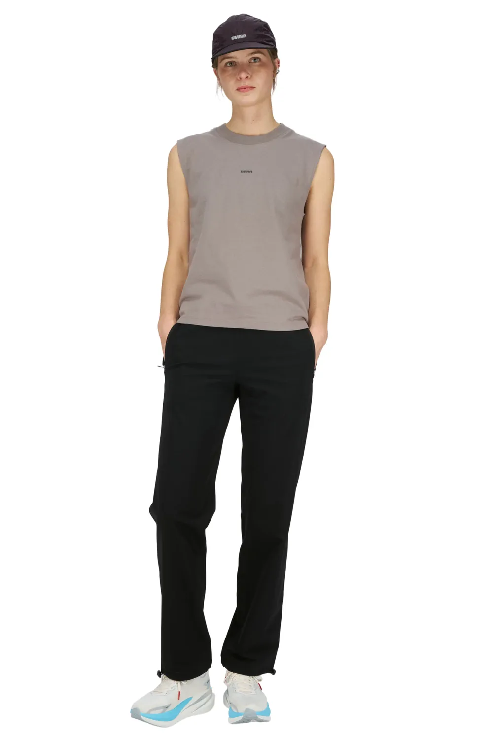 UNNA Everywhere Pants W Laufhose Schwarz mit Taschen
