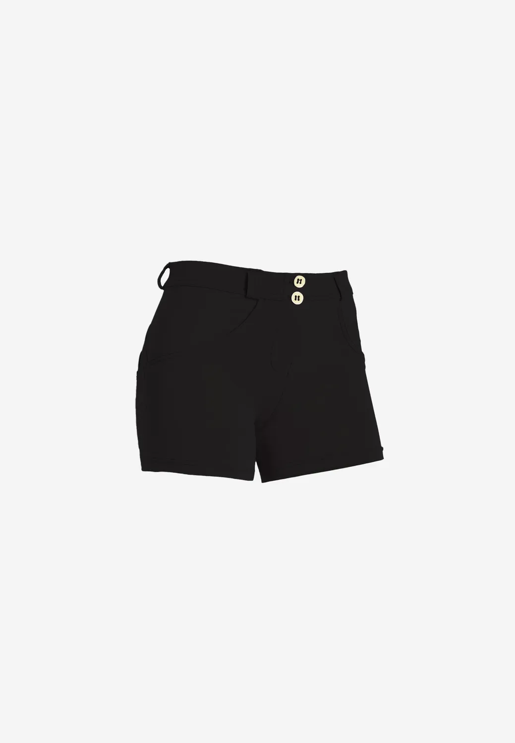 Freddy WR.UP Shorts Damen Jersey Schwarz Push-up