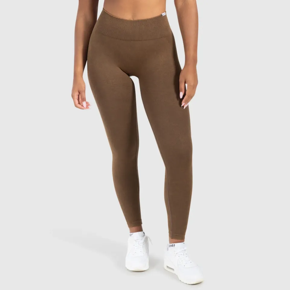 Smilodox Yune Seamless Scrunch Leggings Schwarz blickdicht
