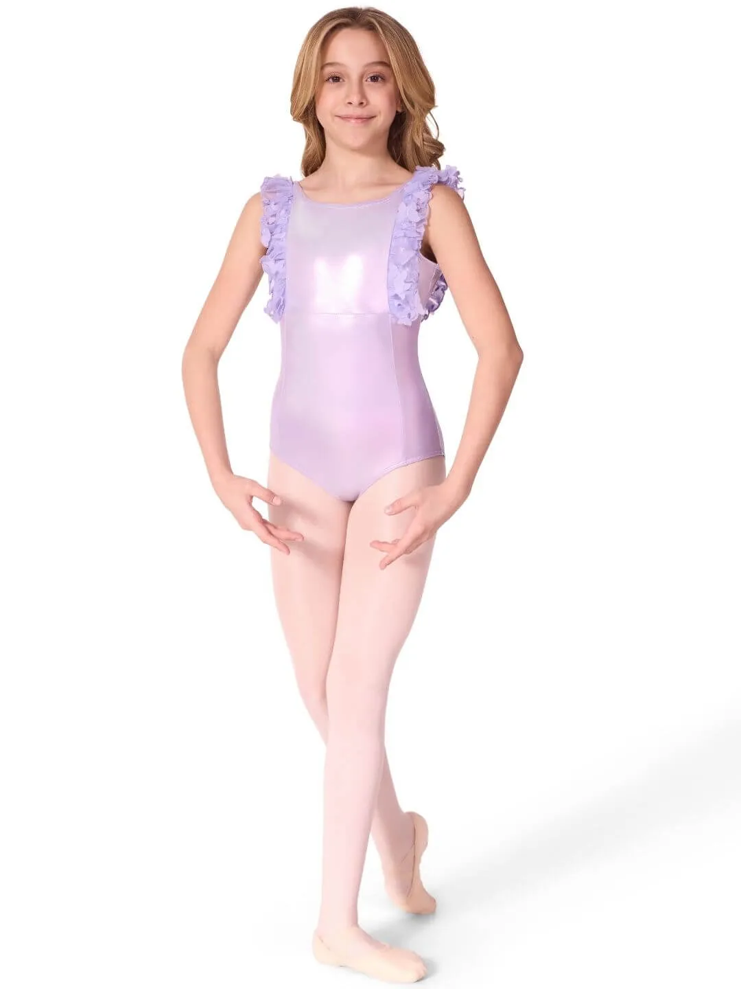 Capezio Flutter Butterfly Kinder Ballettanzug Schwarz