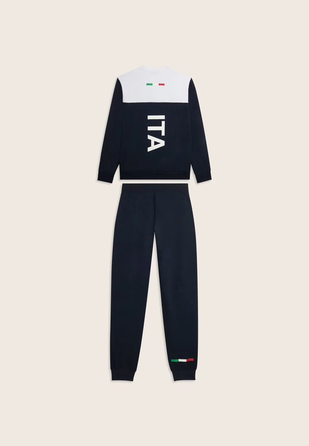 Freddy Italia FGI Trainingsanzug Dunkelblau-Weiß Fleece