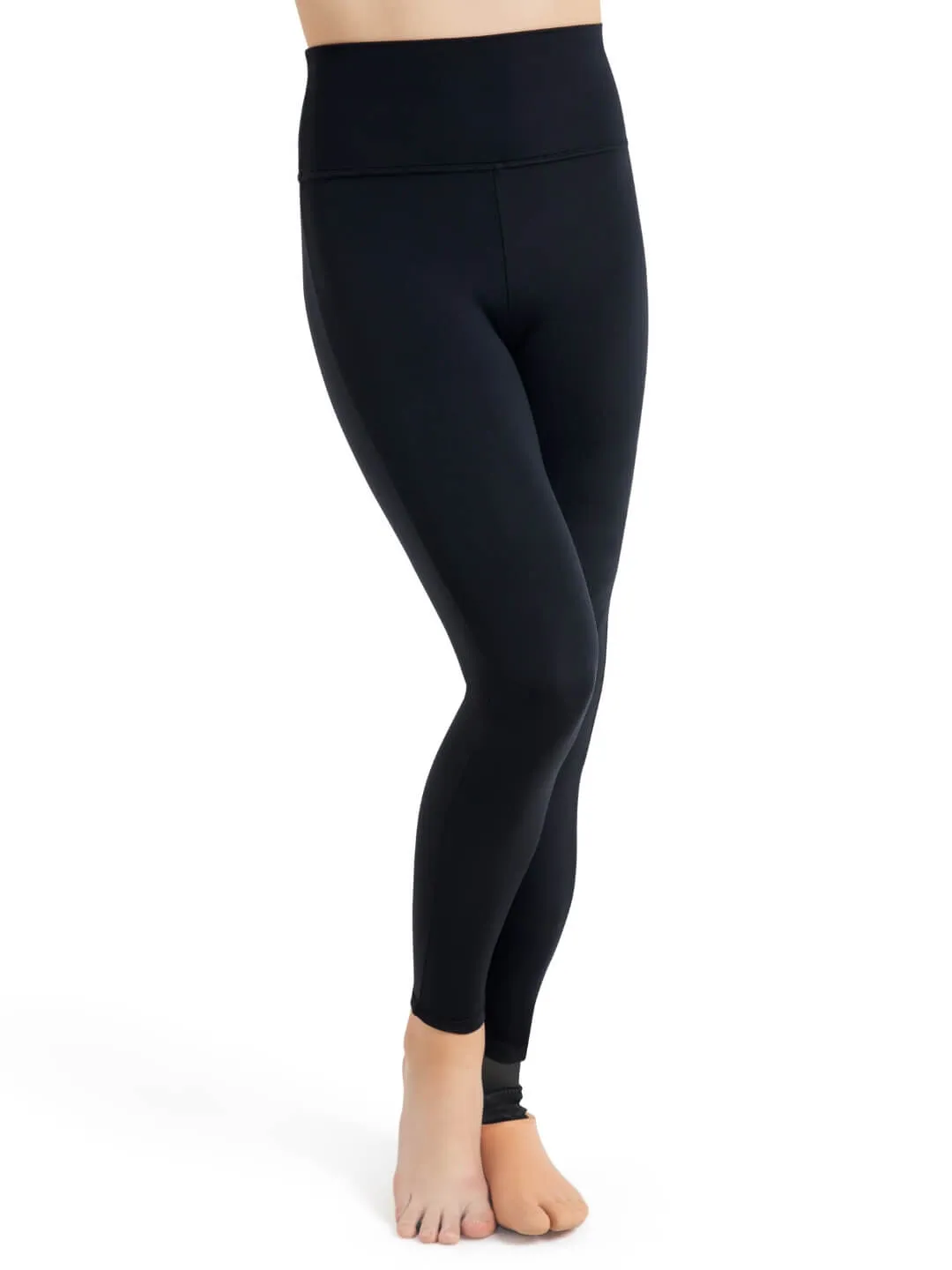 Capezio Team TB204W Active Leggings Schwarz Hoher Bund