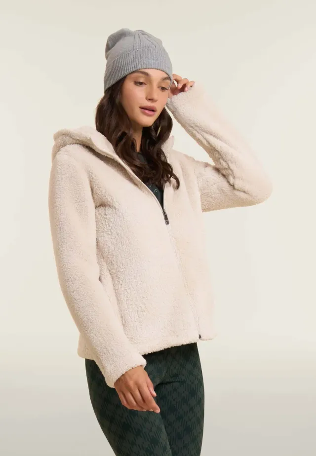 Freddy Sherpa Fleecejacke Damen Schwarz