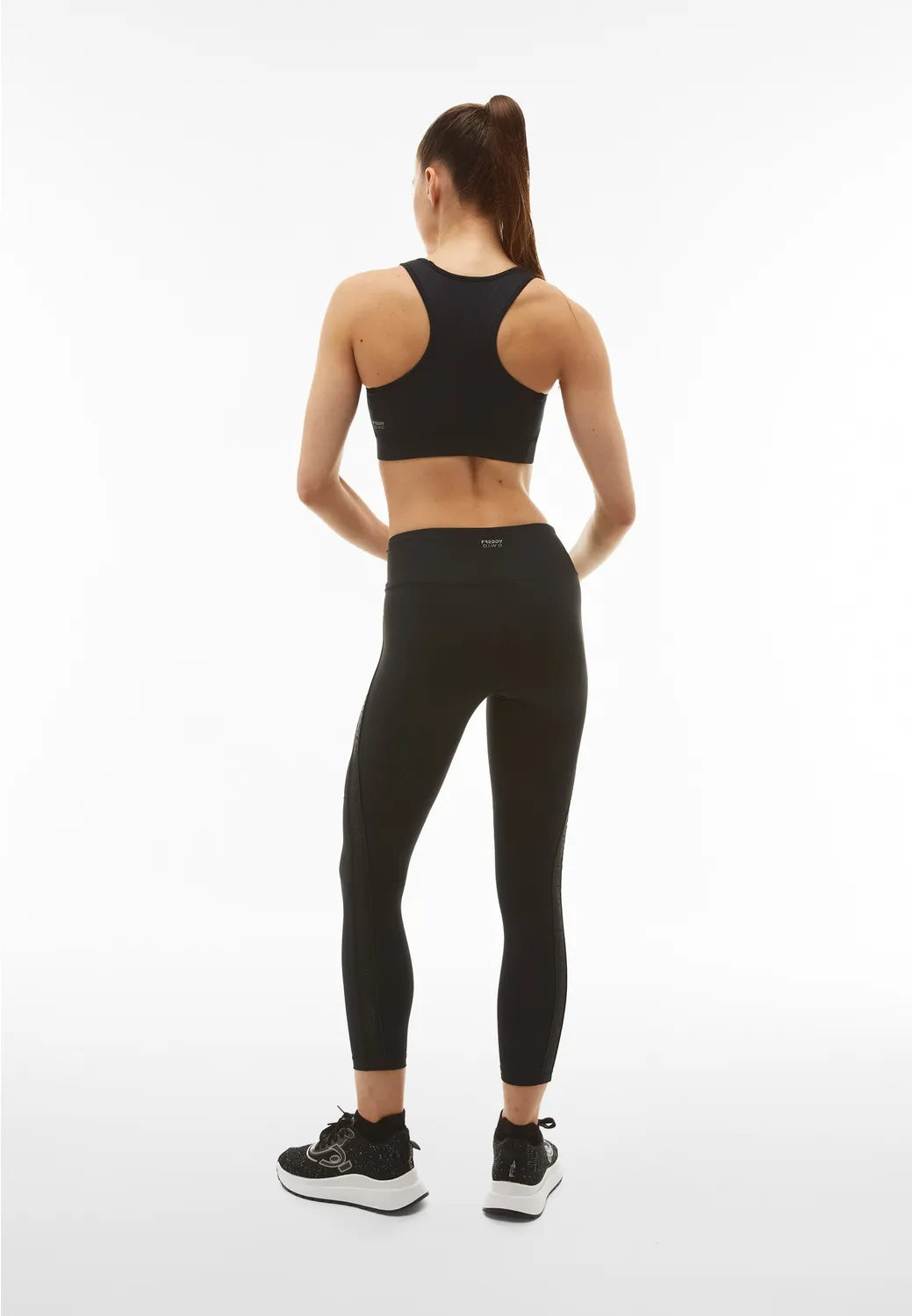 Freddy SuperFit 7/8 Leggings Mesh Nero modellierend