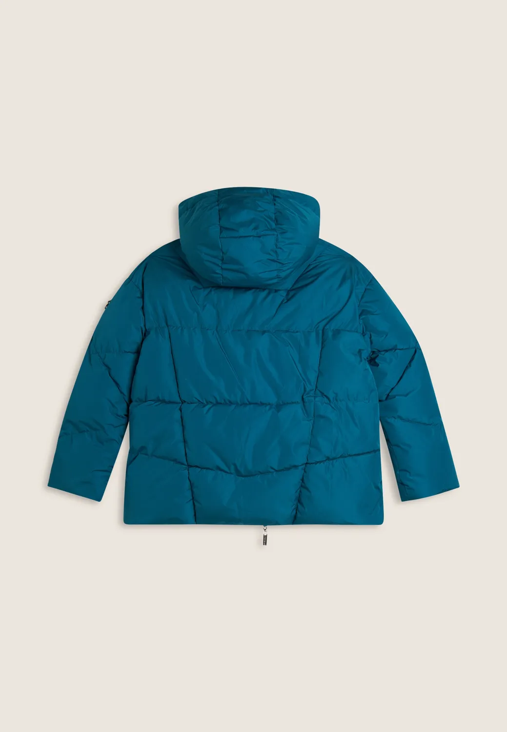 Freddy Double-Face Daunenjacke Schwarz-Weiß Warm