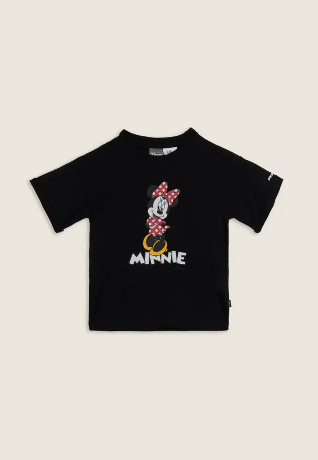 Freddy Minnie T-Shirt Kinder Nero Baumwolle
