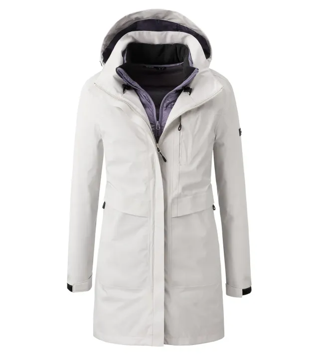 LPO Mirell 3 in 1 Parka Damen beige wasserdicht