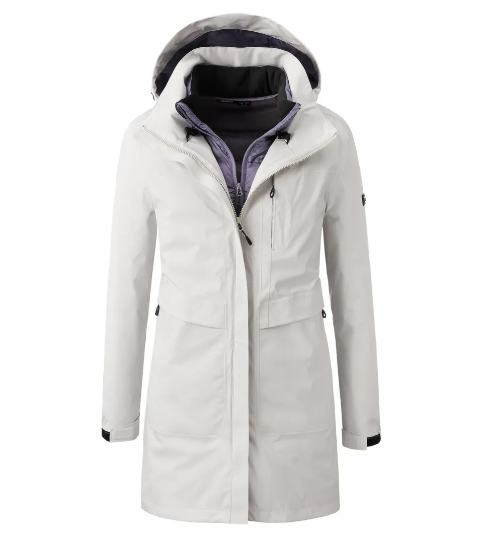 LPO Mirell 3 in 1 Parka Damen beige wasserdicht