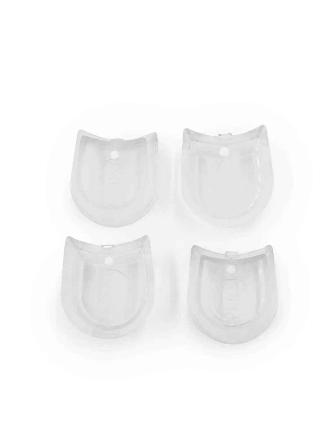 Capezio Ballroom BR4022 Absatzschoner Transparent 4er