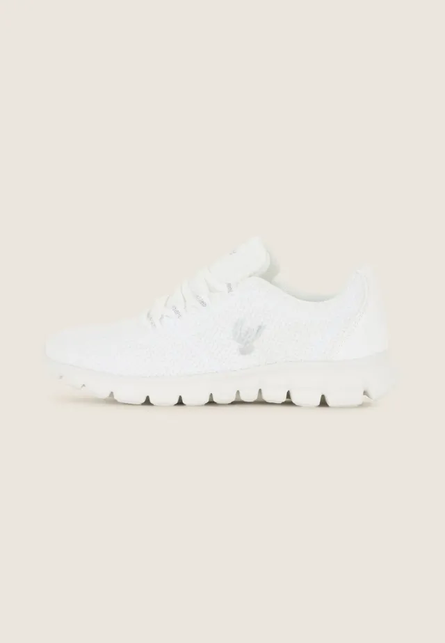 Freddy Sneaker Weiß Stoff Memory Foam