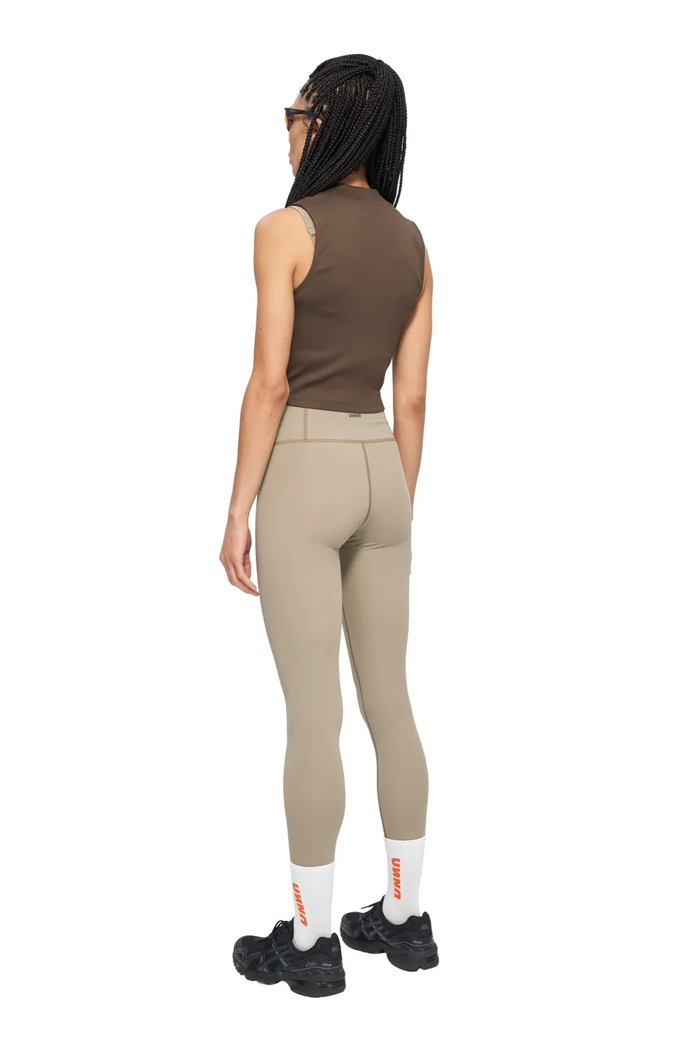 UNNA Good Place Tights Laufleggings Stone Beige