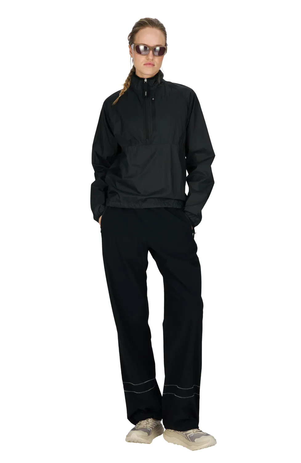 UNNA Smiles Windstopper Laufjacke Schwarz Damen