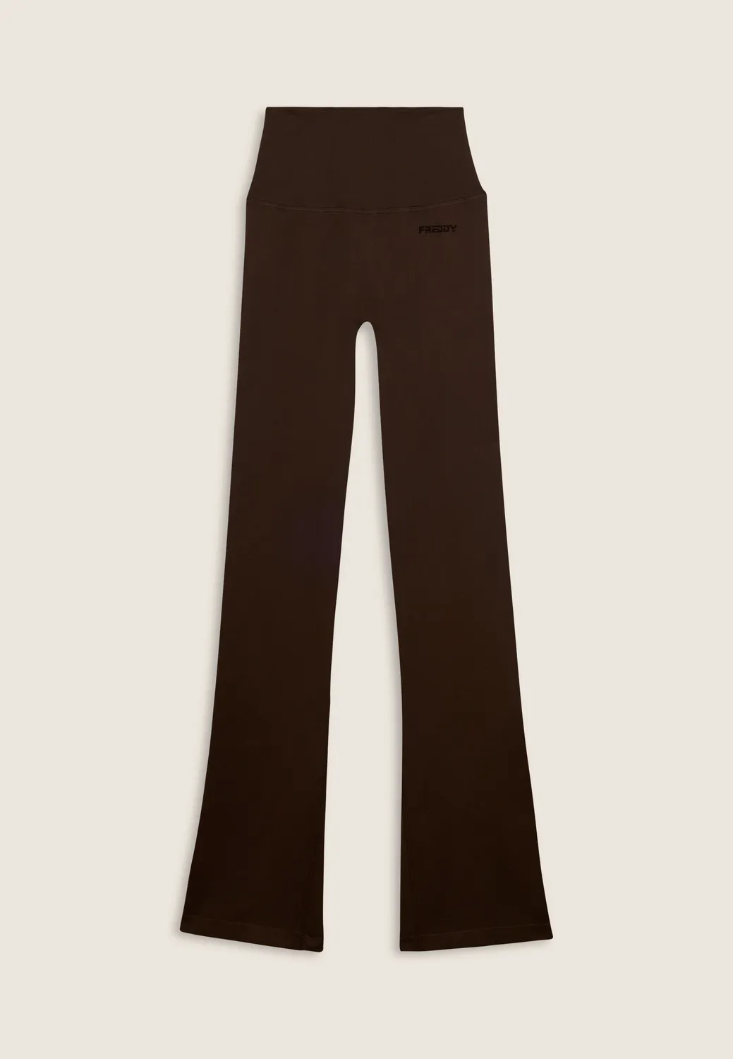 Freddy Leggings Seamless Flare High Waist Schwarz