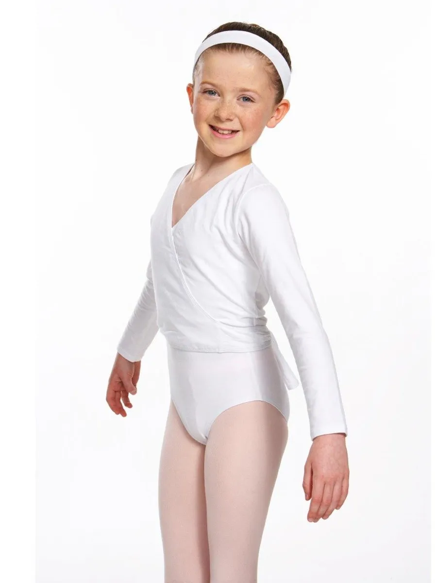 Capezio Cross-over CAD850C Wickeltop Pink Baumwolle Mädchen
