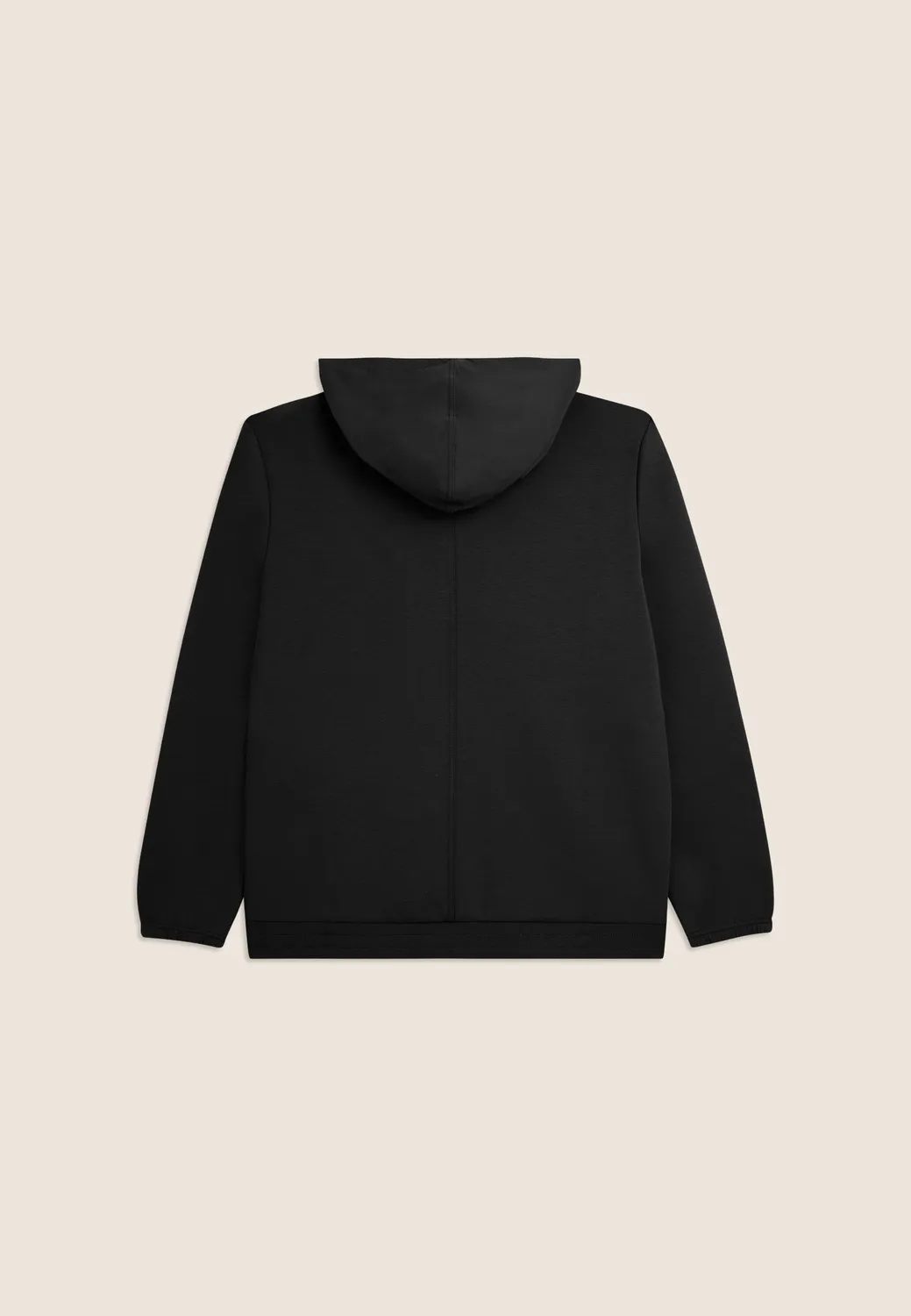 Freddy Zip Cappuccio Nylon Rip-Stop Hoodie Schwarz atmungsaktiv