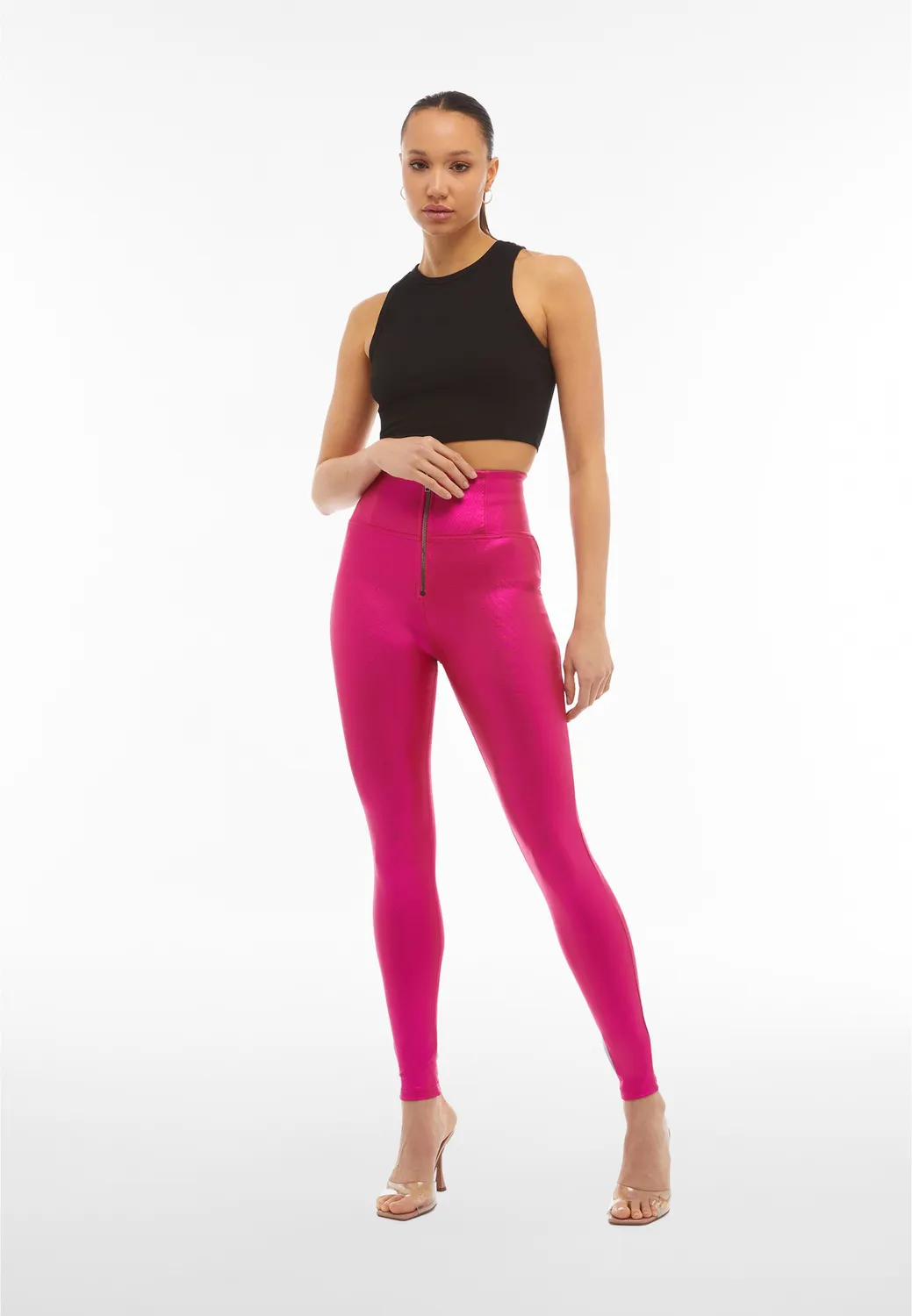 Freddy WR.UP Push-up Hose High Waist Coated Damen