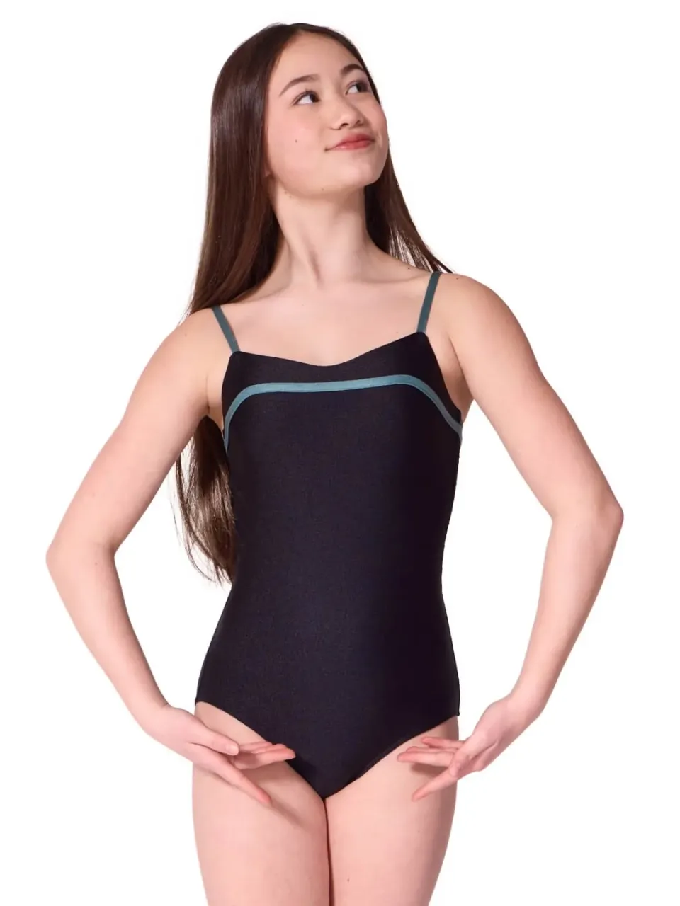 Capezio Enchanted Contrast F12608T Trikot Schwarz