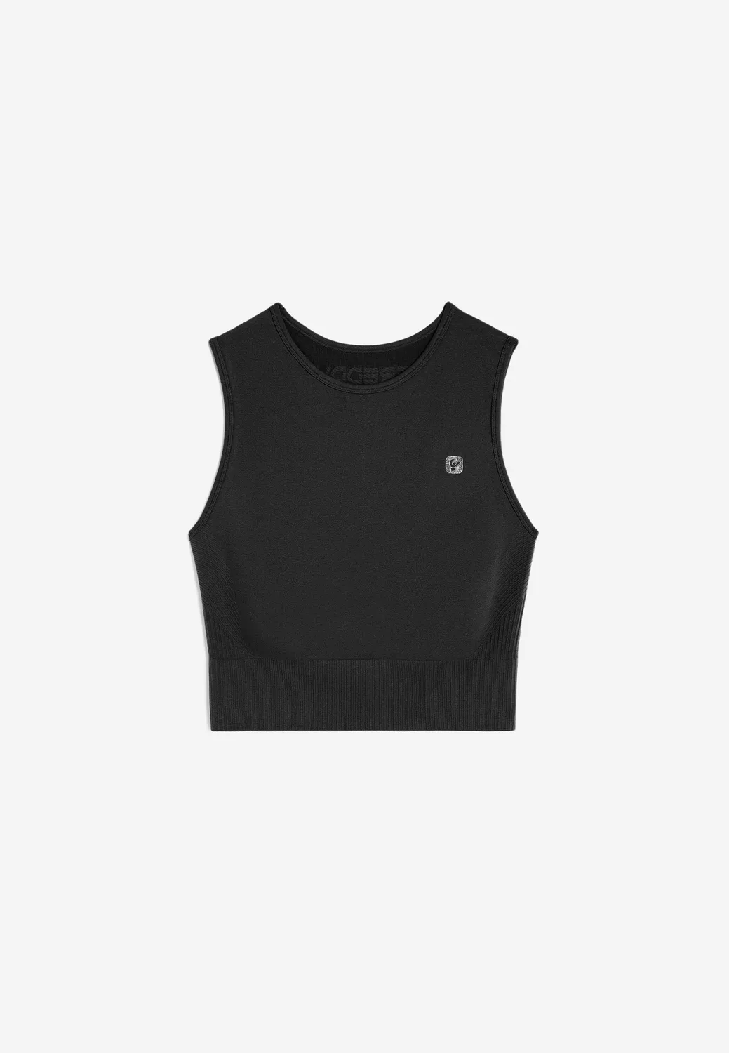 Freddy Seamless Crop Top Damen Beetle Green recycelt