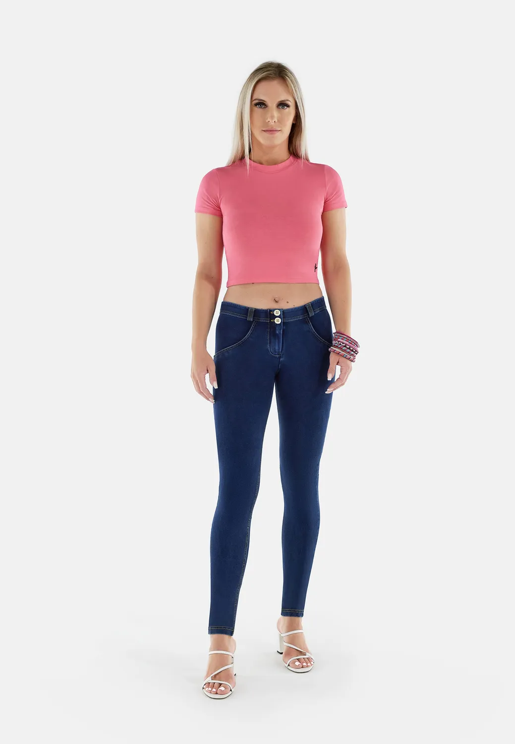 Freddy WR.UP Jeggings Damen Dunkelblau Skinny Denimstretch