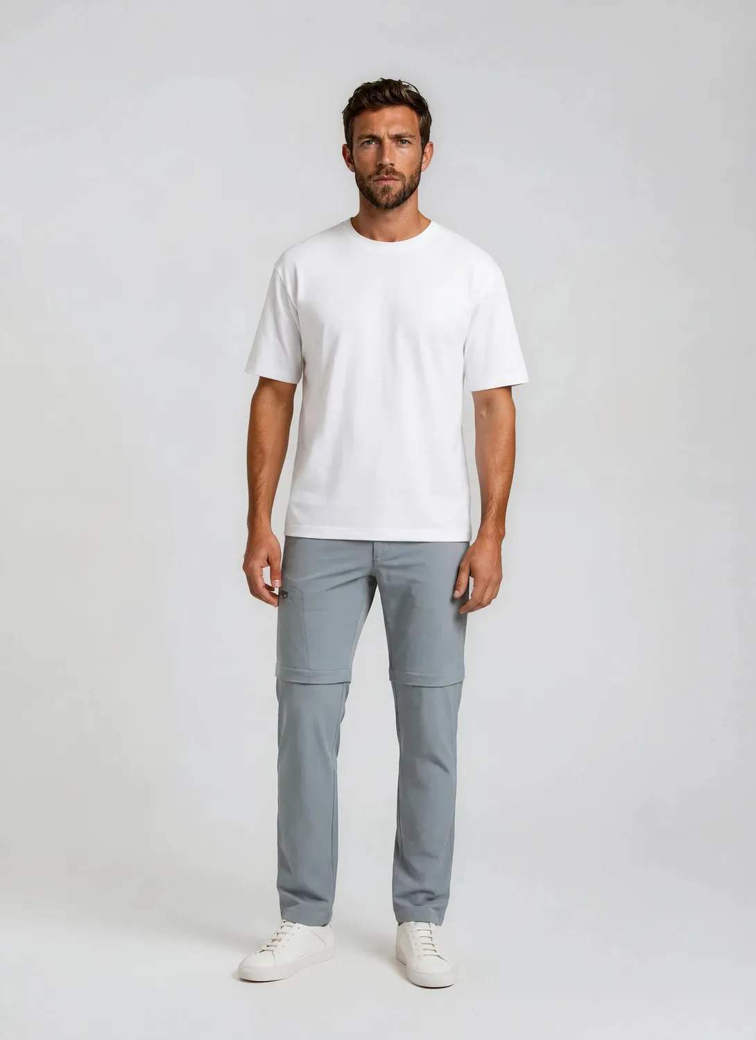 LPO Colin Zip-Off-Hose graugrün Herren