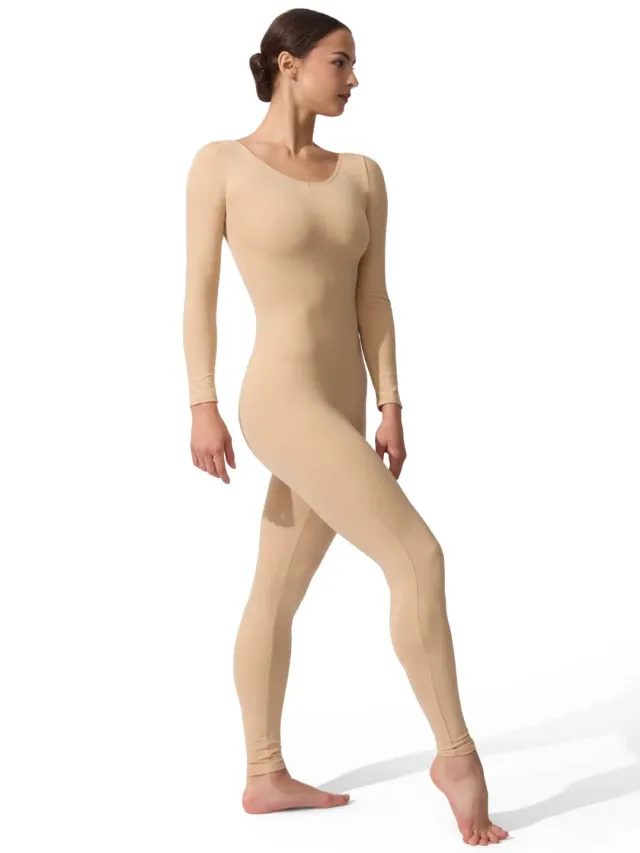 Capezio Team Basics TB114 Langarm Unitard Schwarz Nylon