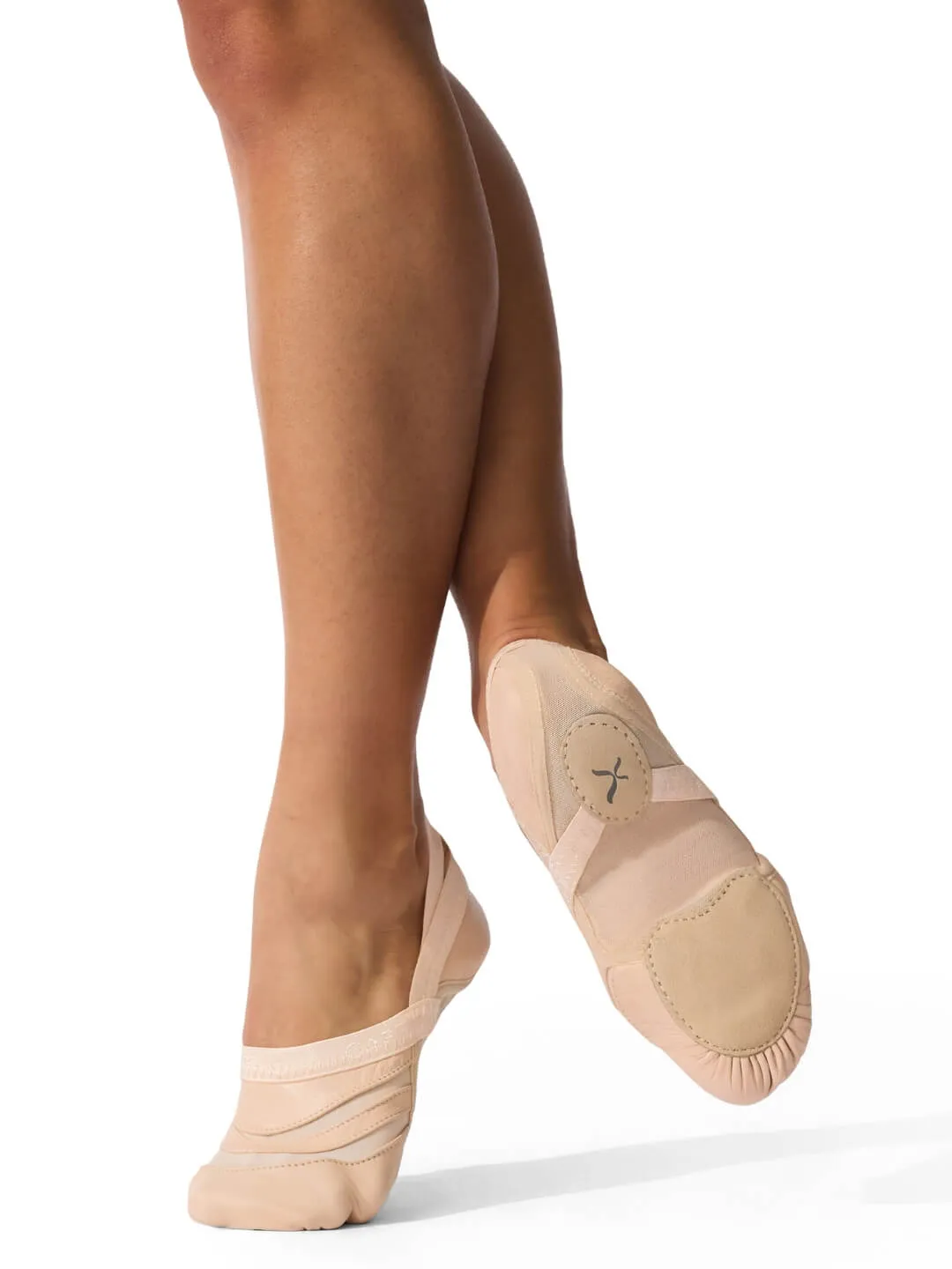 Capezio Classics UFF01 Ballettschuhe Caramel Leder