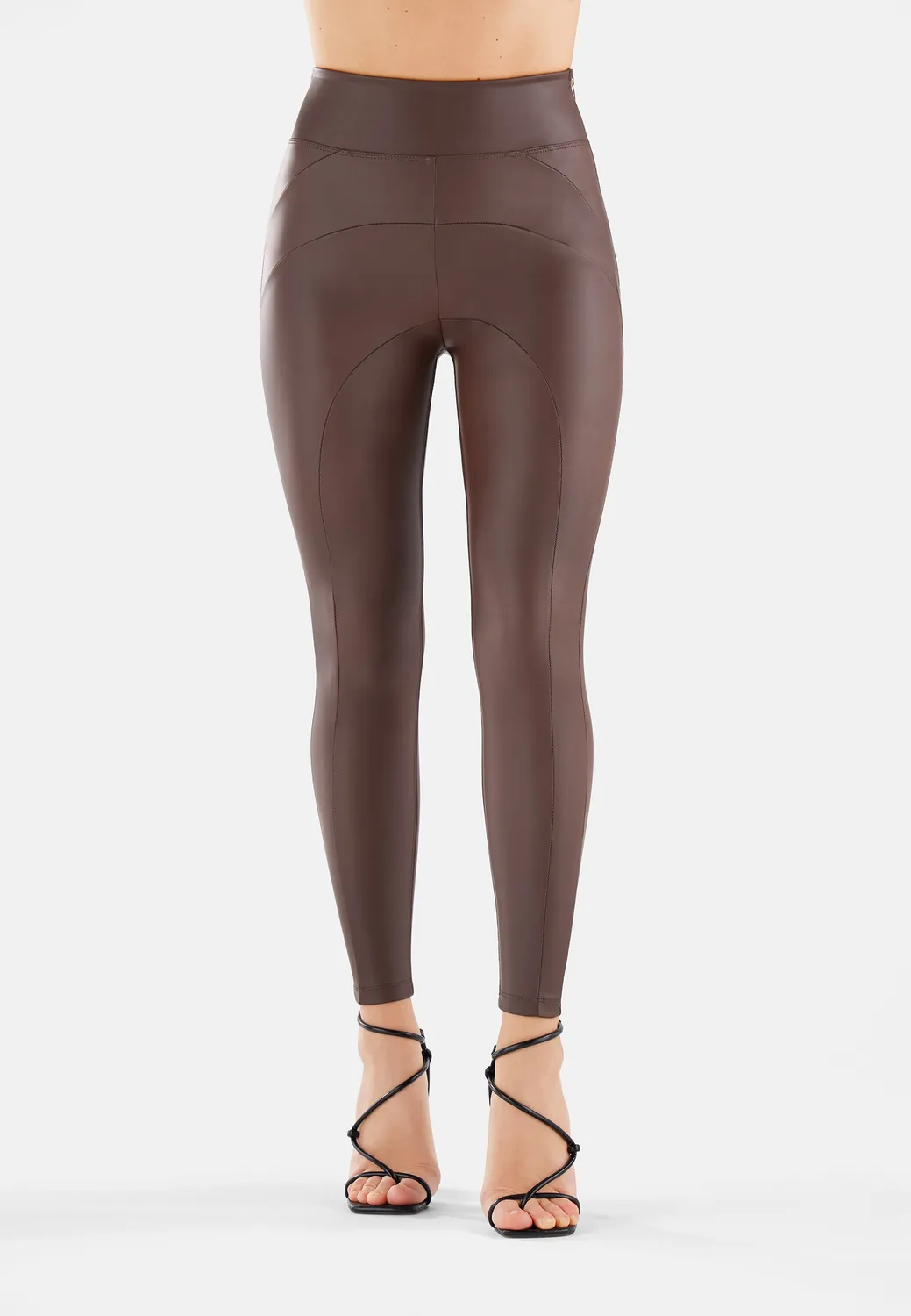 Freddy WR.UP Hose Kunstleder schwarz Push-up