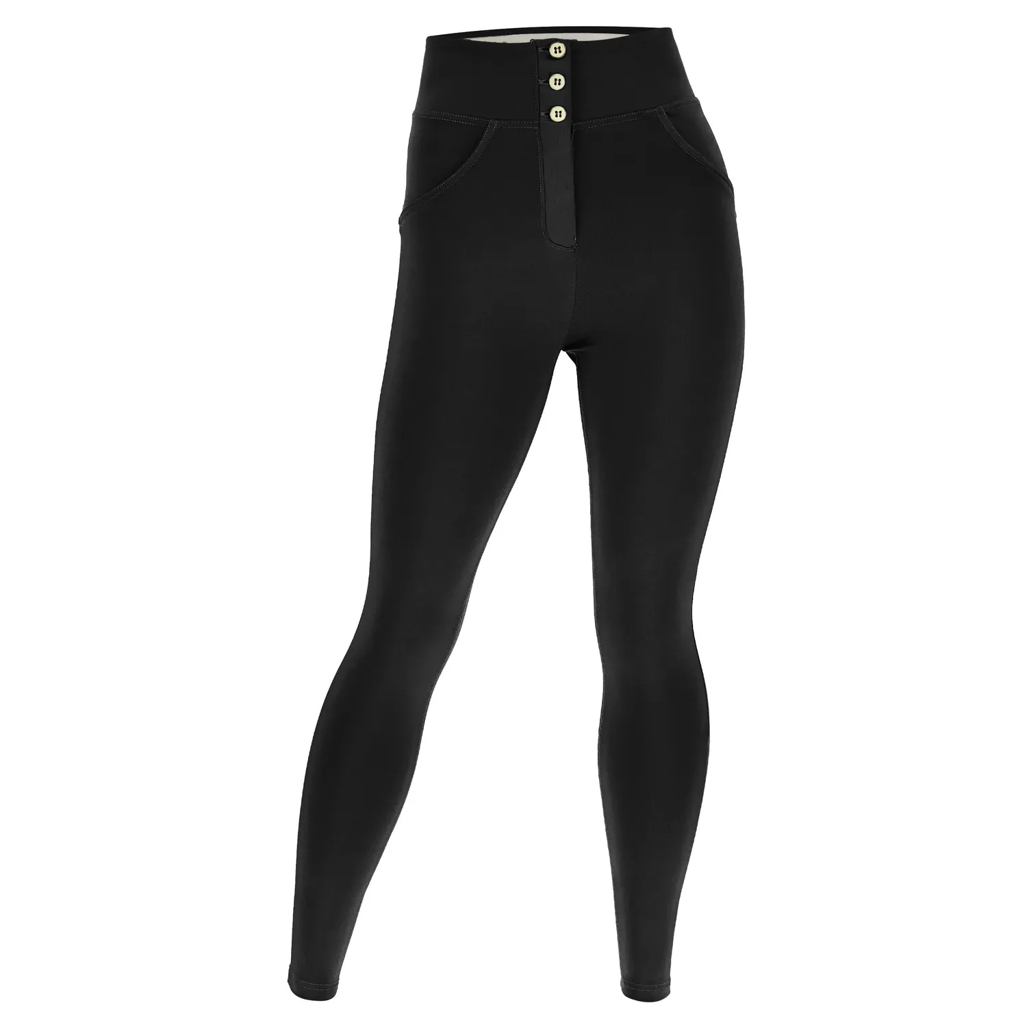 Freddy WR.UP Curvy Push-up Hose Schwarz High Waist