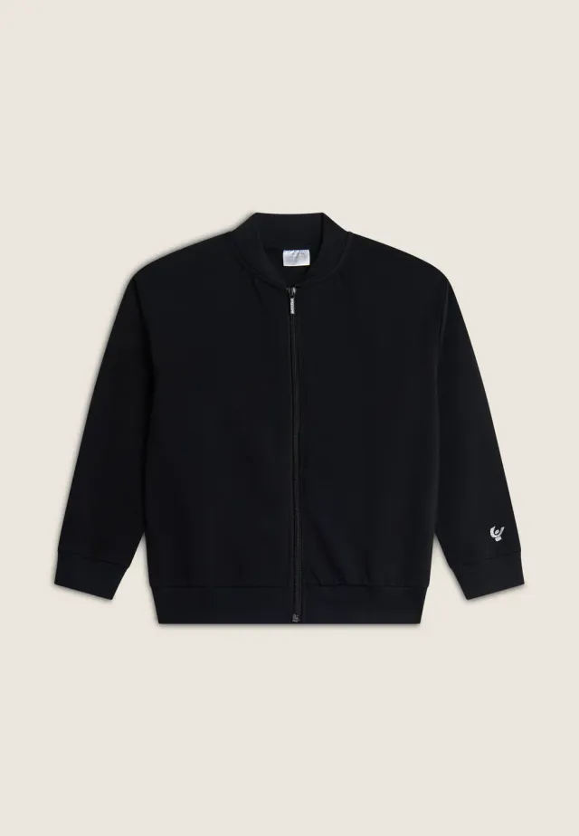 Freddy Kinder Sweatjacke Bomber Nero Zip Baumwolle