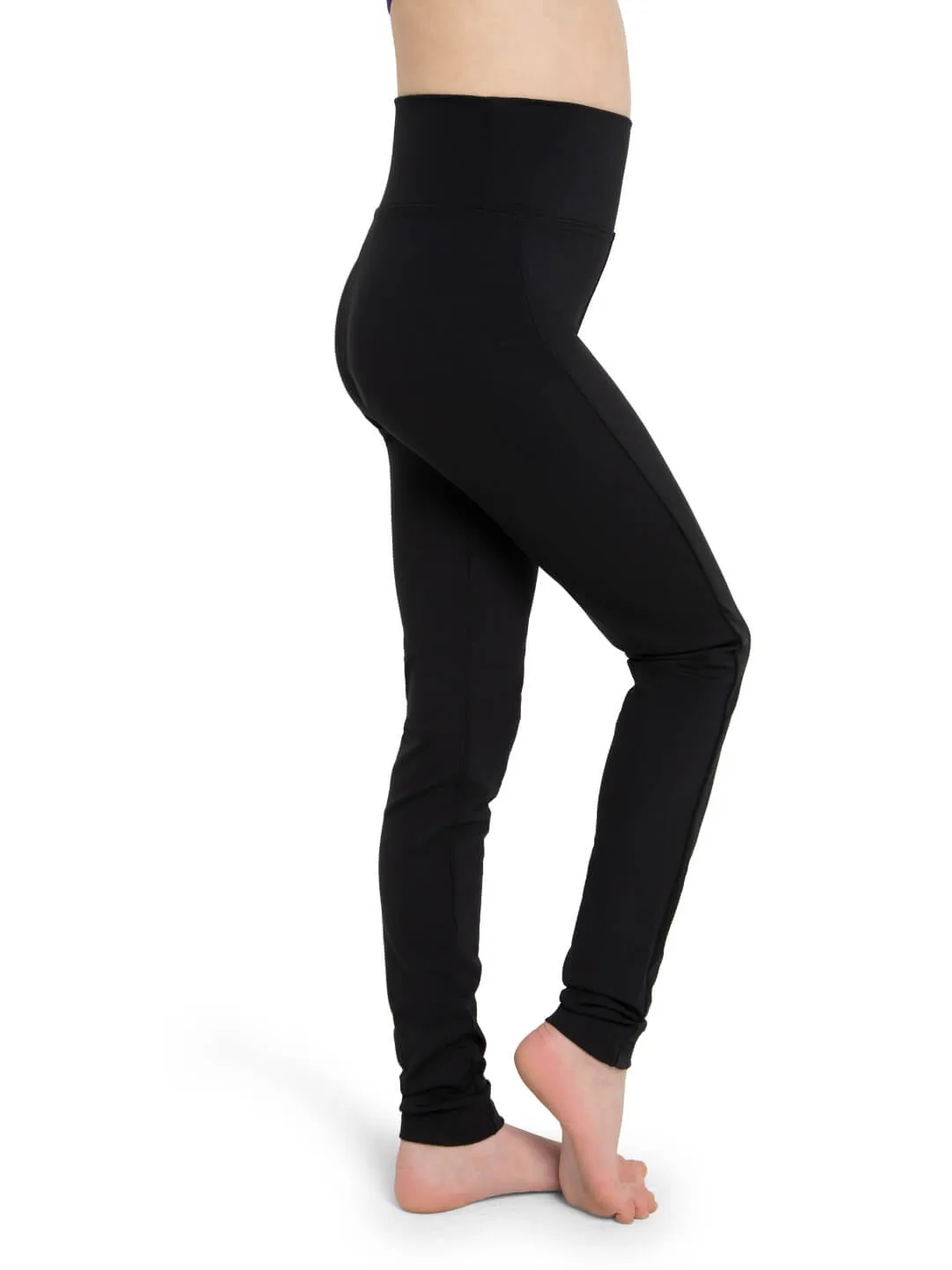 Capezio Team Basics Active TB204C Leggings Schwarz Mädchen