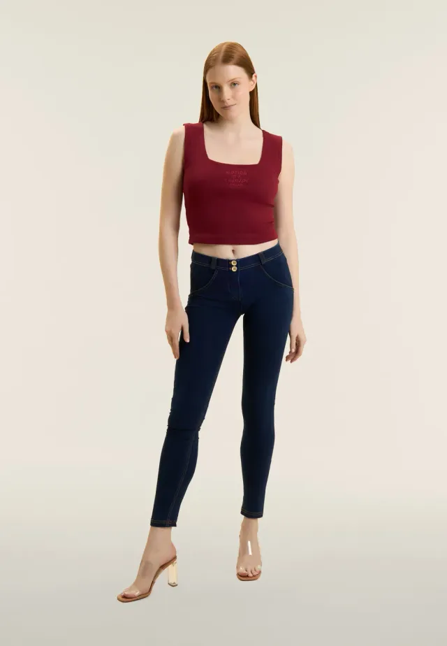 Freddy WR.UP Jeggings skinny Bio-Baumwolle push-up dunkel