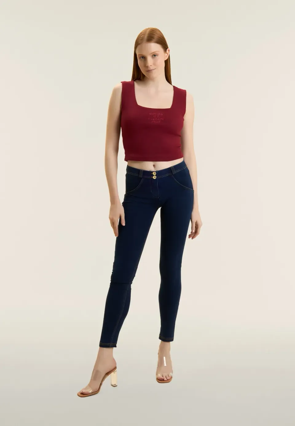 Freddy WR.UP Jeggings skinny Bio-Baumwolle push-up dunkel