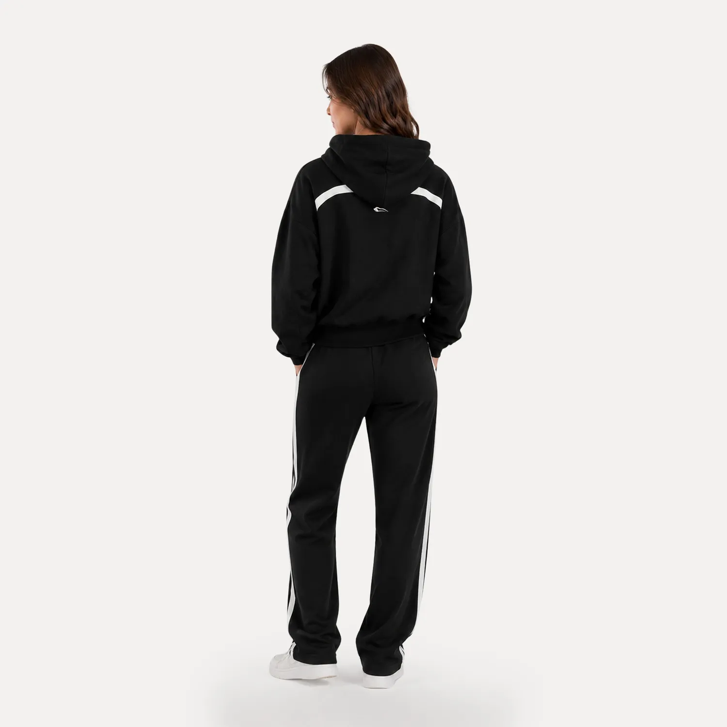 SMILODOX x FILA Alassio Jogginghose Schwarz Oversize