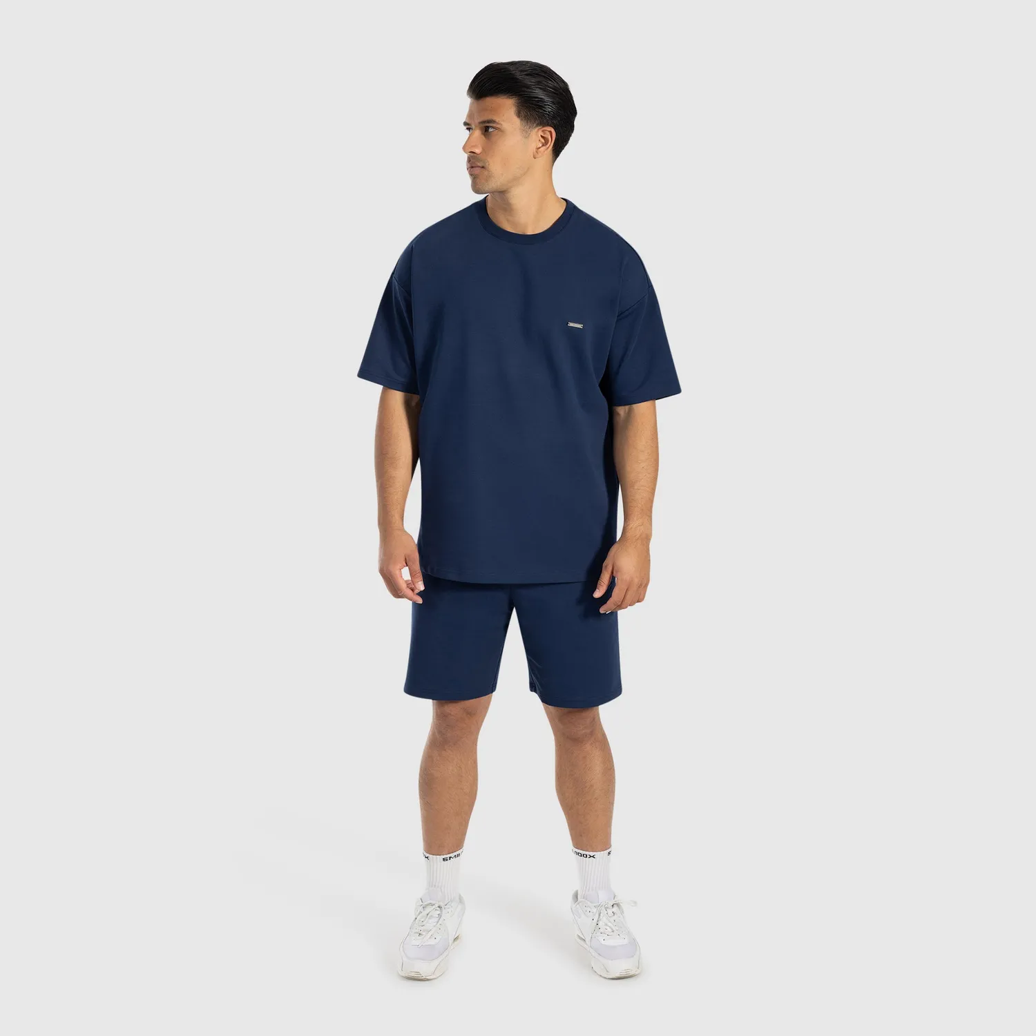 Smilodox Thiago T-Shirt Herren Schwarz Oversize
