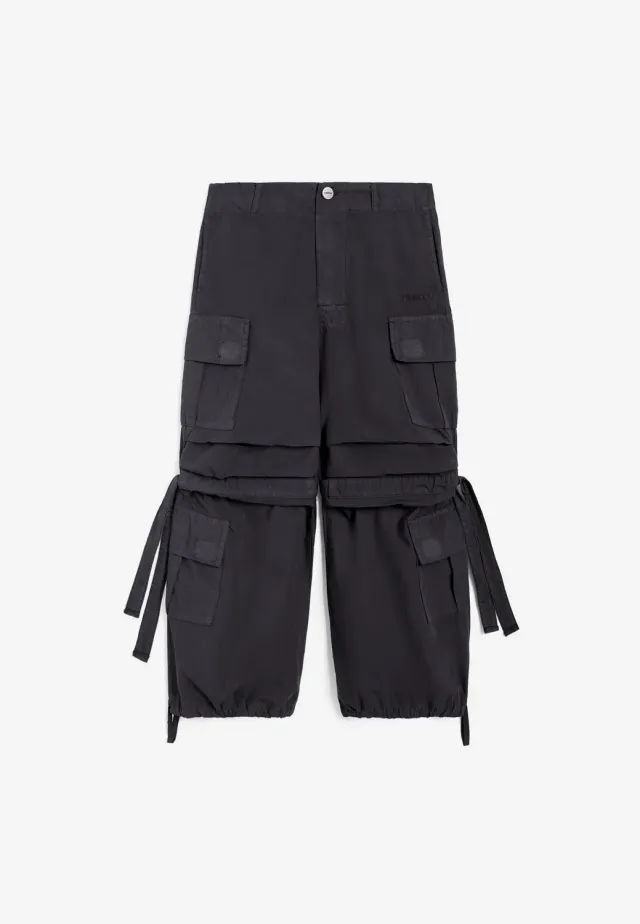 Freddy Mädchen Cargo-Hose Baumwolle Parachute