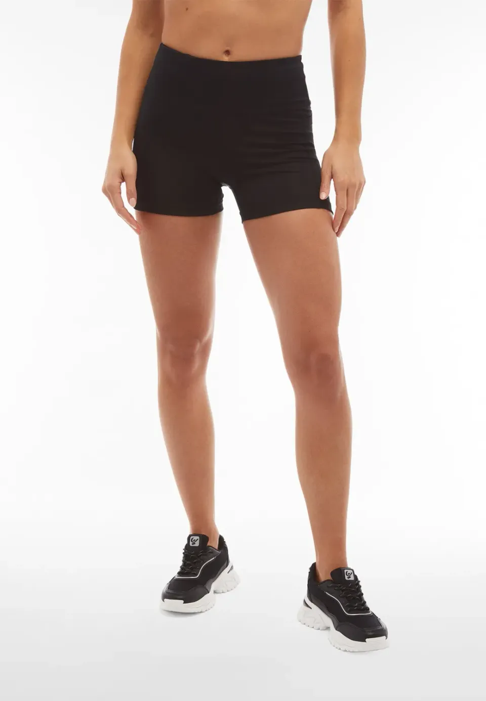 Freddy SuperFit Short Leggings Schwarz hoher Bund