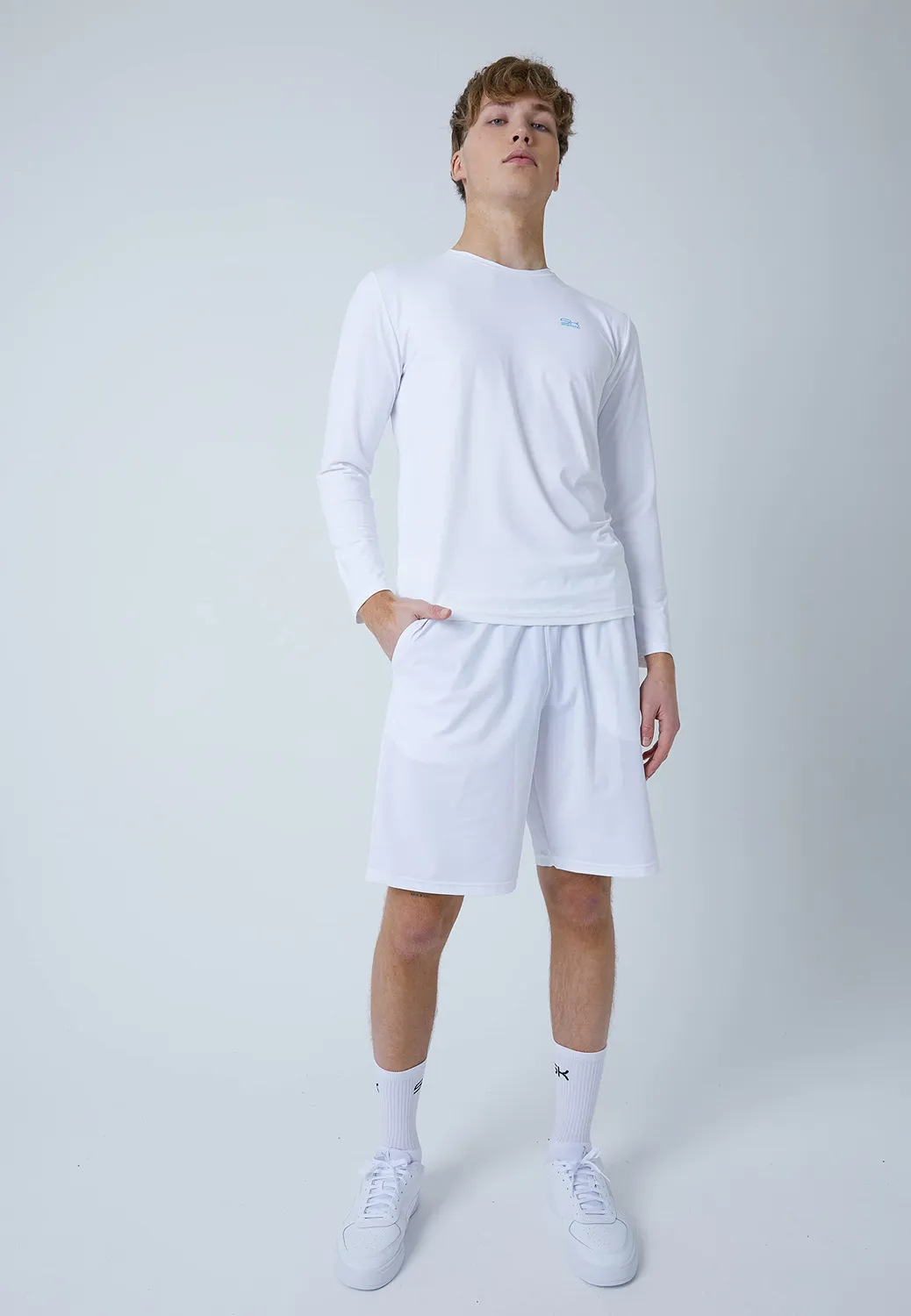 SPORTKIND Longsleeve Rundhals atmungsaktiv UV-Schutz