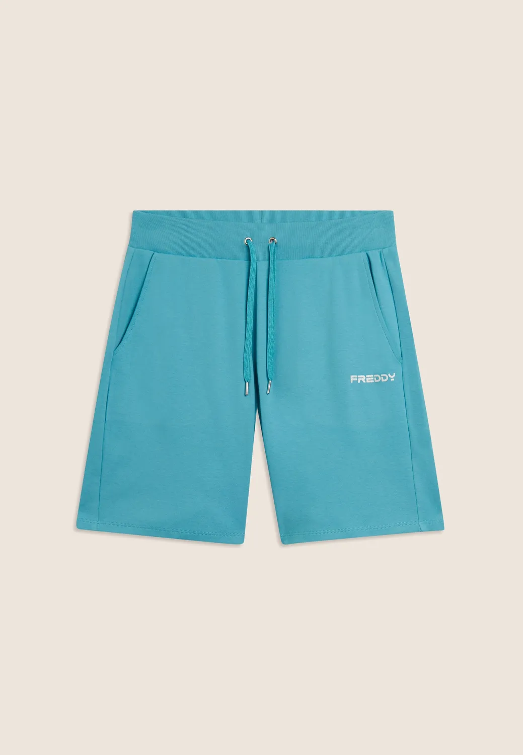 Freddy Damen Shorts Regular Glitter-Logo Schwarz