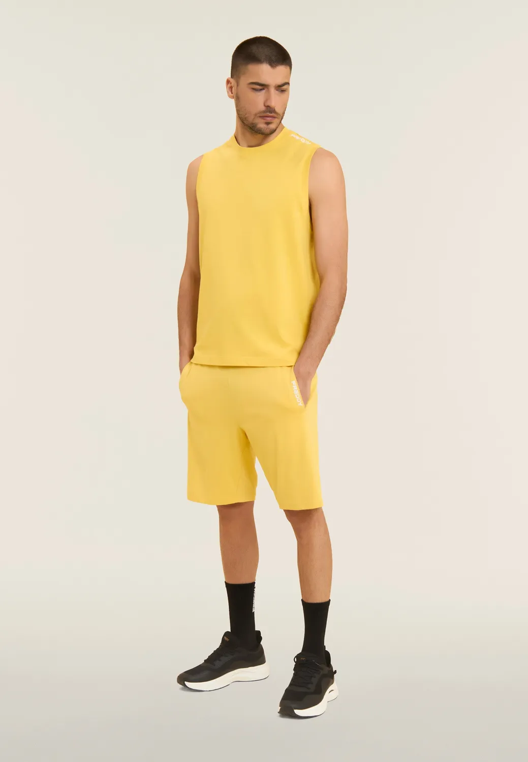 Freddy Tank Top Jersey Baumwolle Schwarz Ärmellos