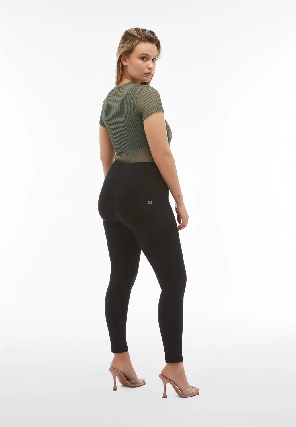 Freddy WR.UP Core Leggings High Waist Bio-Baumwolle dunkelblau