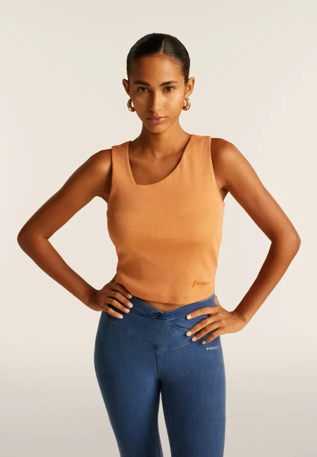 Freddy Rippen Asymmetric Top Crop-Top