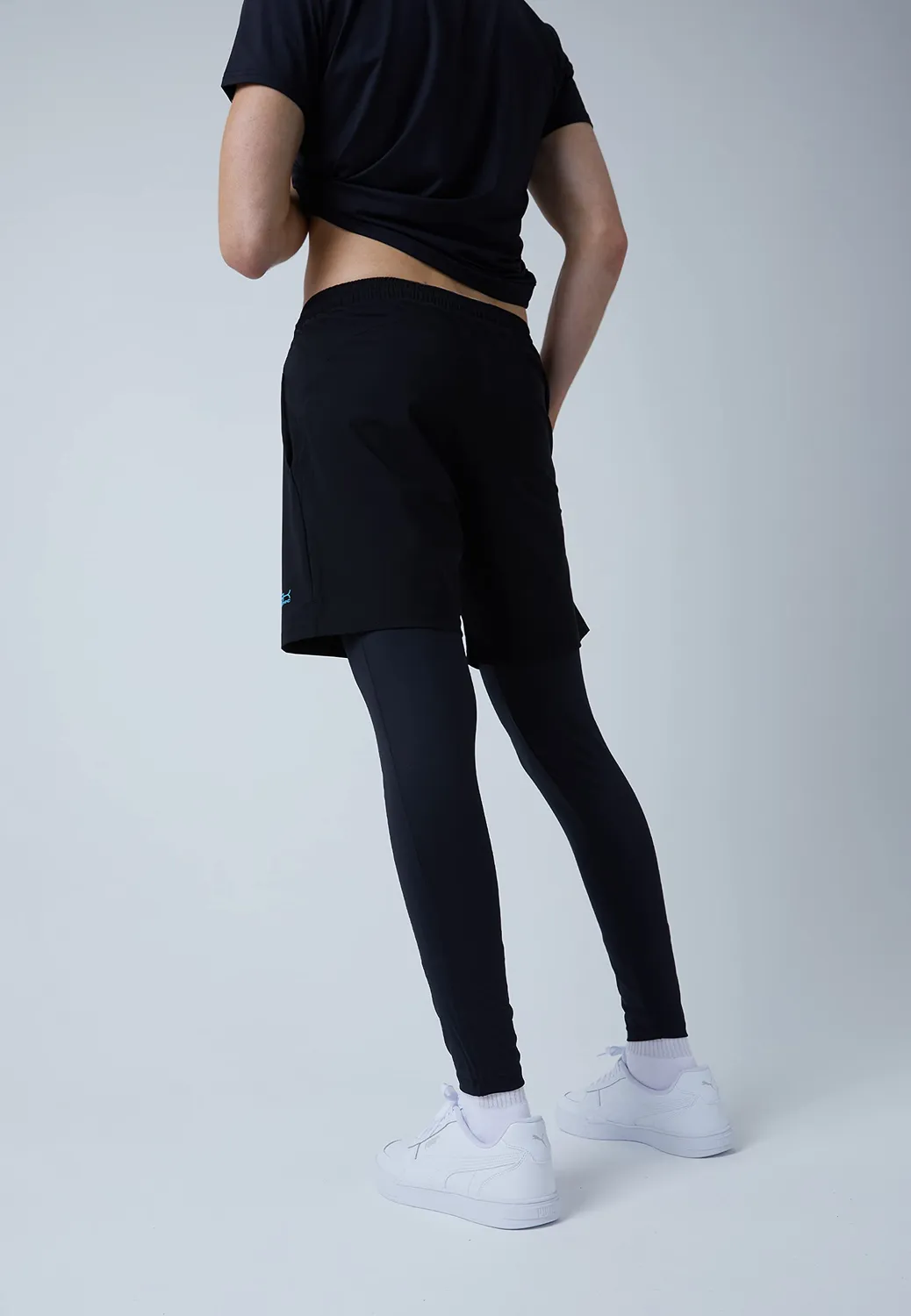 SPORTKIND 2-in-1 Shorts Leggings Gr.152 Taschen UV-Schutz