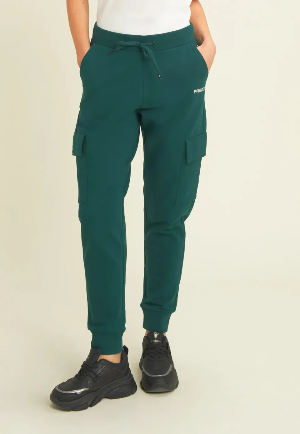 Freddy Cargo Sweathose mit Seitentaschen Anthracite
