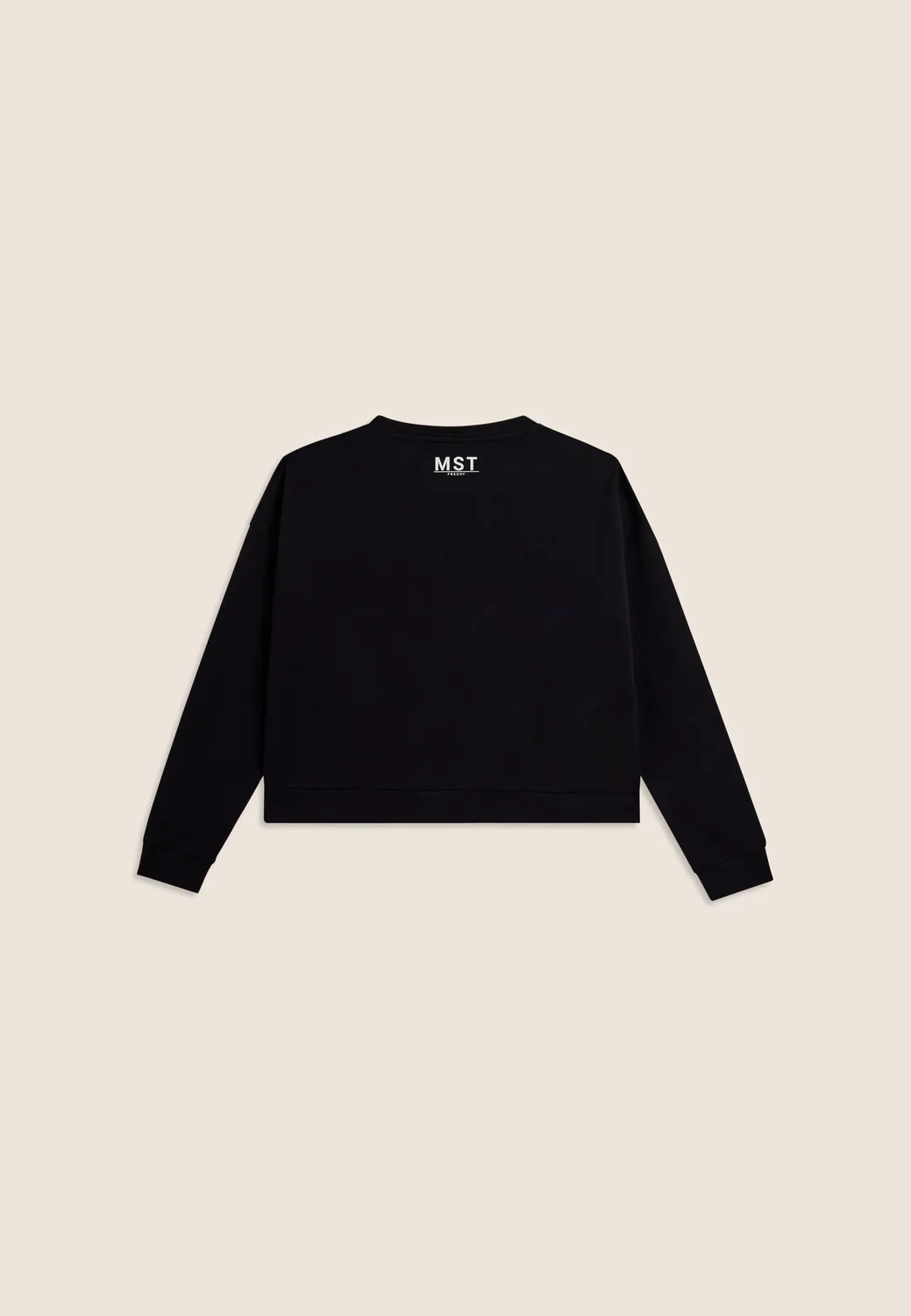Freddy Cropped Sweatshirt MST Print Schwarz
